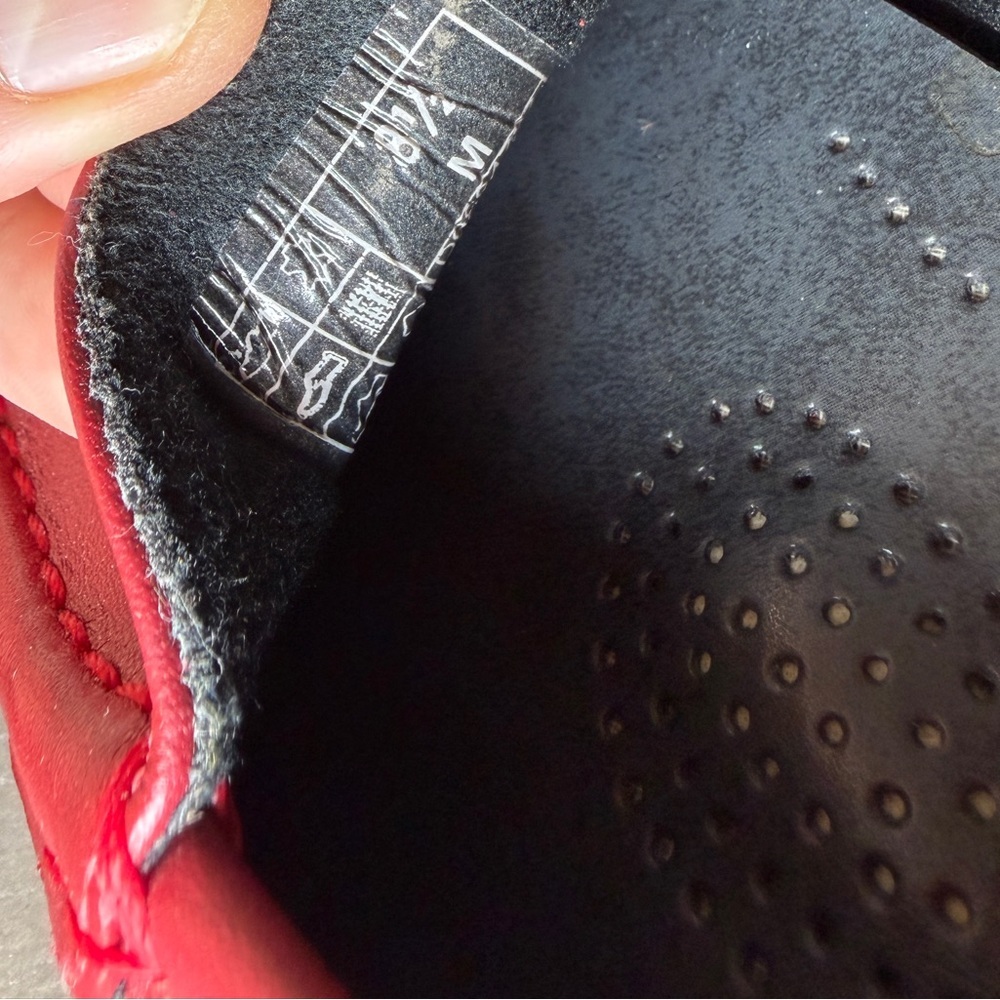 New SAS Simplify Red Leather Loafers Women's Sz 8.5 M Comfort Shoes Made in USA - Picture 7 of 7